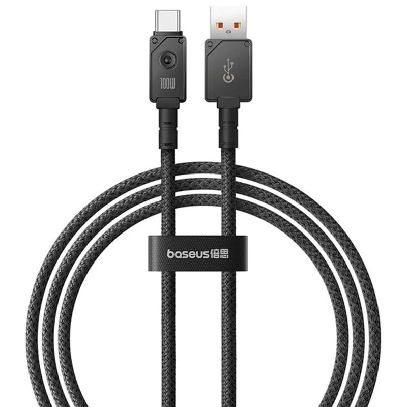 کابل USB به USB-C بیسوس مدل Unbreakable Series 100W طول 1 متر