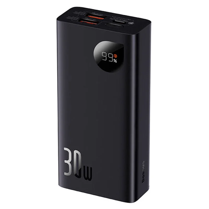 پاوربانک بیسوس مدل Adaman2 Digital Display 30W ظرفیت 10000 میلی آمپر ساعت