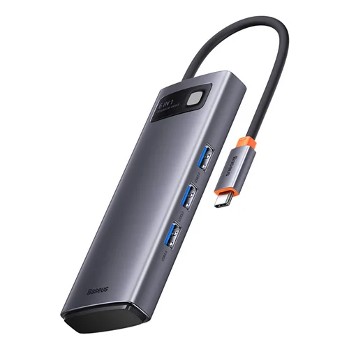 هاب 6 پورت USB-C بیسوس مدل WKWG030213