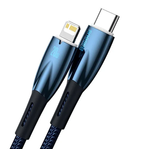 کابل USB-C به لایتنینگ بیسوس مدل Glimmer Series طول 2 متر
