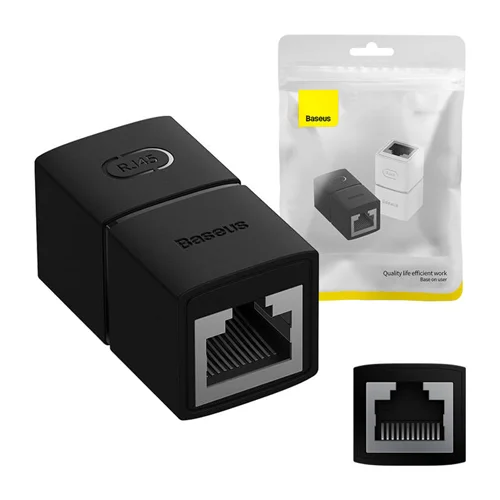 رابط کابل شبکه بیسوس مدل AirJoy Series BS-OH120 بسته 2 عددی