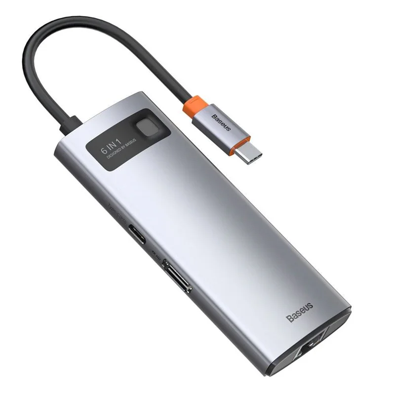 هاب 6 پورت USB-C بیسوس مدل CAHUB-CW0G